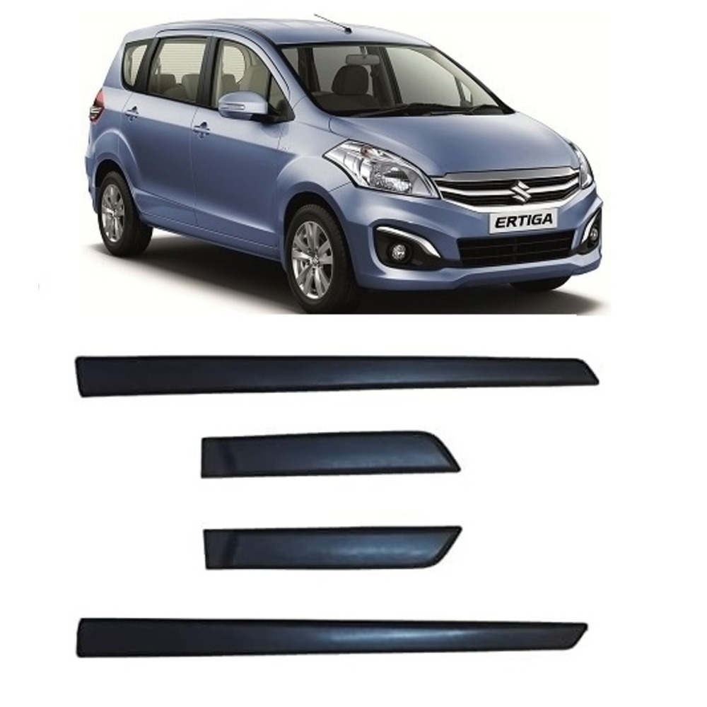 Side Door Beading Door Protector Accessories for Ertiga Old Black